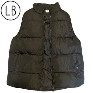 Like New! Adult Men's or Women's Little Bipsy Black Puffer Vest UNISEX Size XL